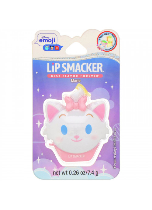 Lip Smacker, Disney Emoji Lip Balm, Marie, #PuuurtyKeyLimePie, 0.26 oz (7.4 g)