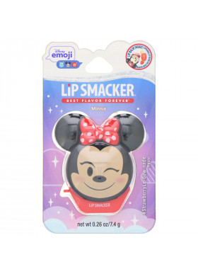 Lip Smacker, Disney Emoji Lip Balm, Minnie, #StrawberryLe-Bow-nade, 0.26 oz (7.4 g)