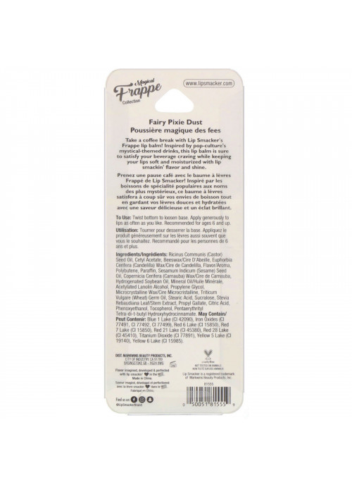 Lip Smacker, Frappe Cup Lip Balm, Fairy Pixie Dust, 0.26 oz (7.4 g)