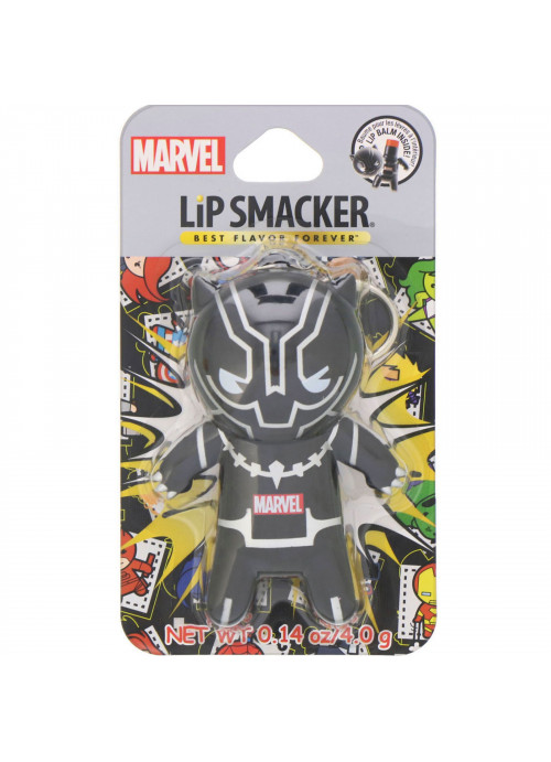 Lip Smacker, Marvel Superhero Balm, Black Panther, T'Challa Tangerine, 0.14 oz (4 g)