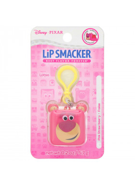 Lip Smacker, Pixar Cube Lip Balm, Lotso, Pink Straw-bear-y, 0.2 oz (5.7 g)