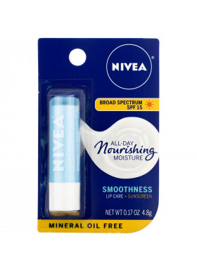 Nivea, Lip Care, SPF 15, Smoothness, 0.17 oz (4.8 g)