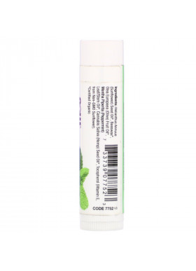 Now Foods, Solutions, Completely Kissable Lip Balm, Peppermint, 0.15 oz (4.25 g)