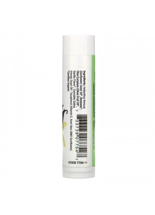 Now Foods, Solutions, Completely Kissable Lip Balm, Vanilla, 0.15 oz (4.25 g)
