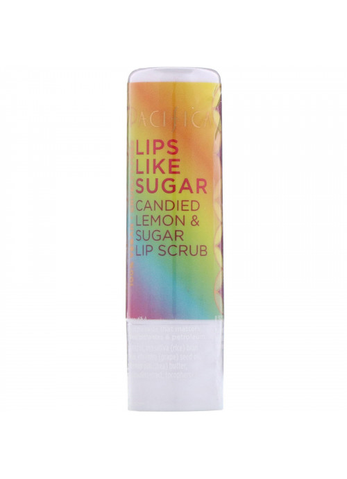 Pacifica, Lips Like Sugar, Candied Lemon & Sugar Lip Scrub, 0.15 oz (4.2 g)