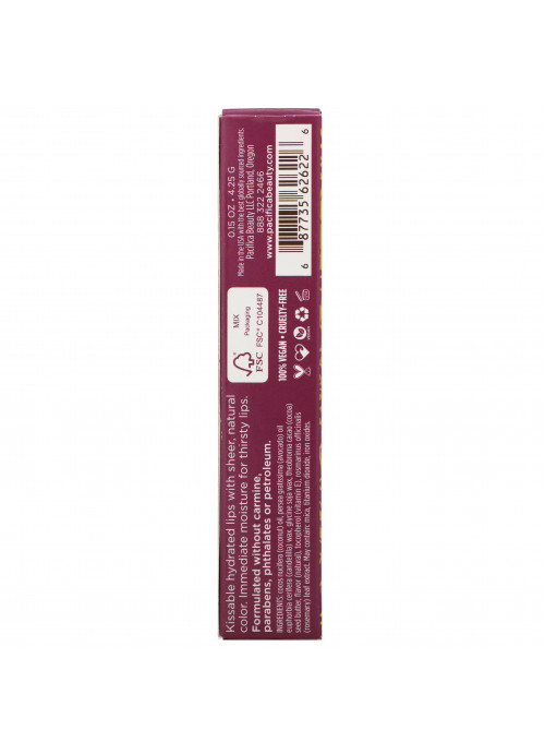 Pacifica, Natural Color Quench Lip Tint, Sugared Fig, 0.15 oz (4.25 g)