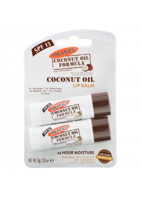 Palmer's, Coconut Oil Lip Balm, SPF 15, 2 Pack, 0.30 oz (0.8 g)