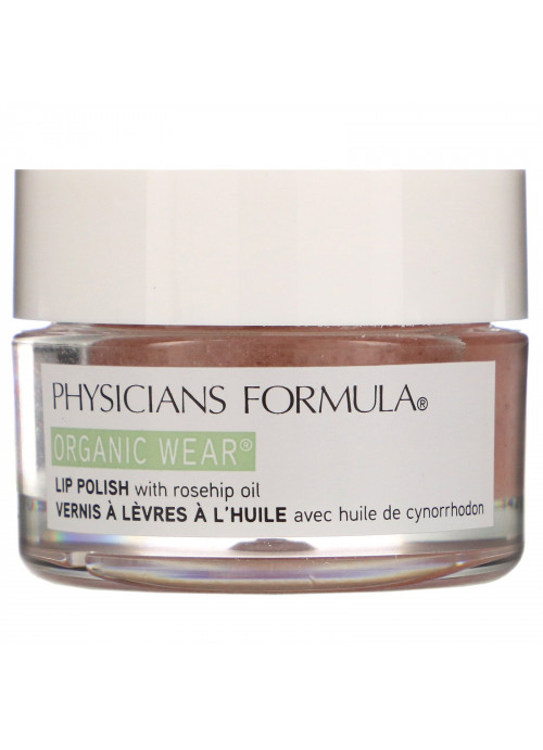 Physicians Formula, Organic Wear, Lip Polish with Rosehip Oil, Rose, 0.5 oz (14.2 g)