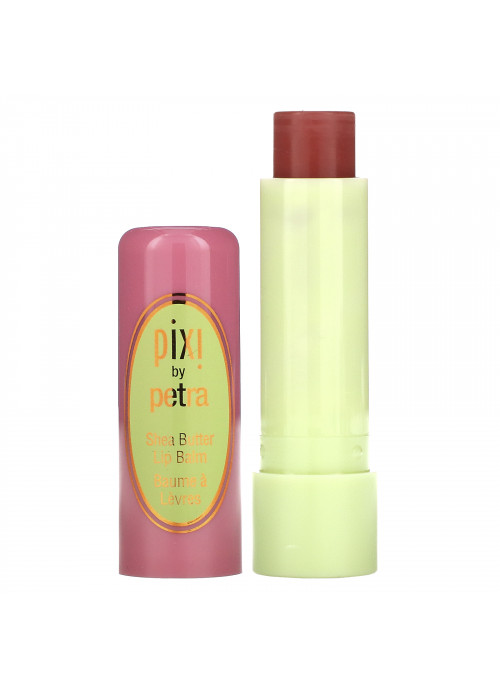 Pixi Beauty, Shea Butter Lip Balm, Natural Rose, 0.141 oz (4 g)