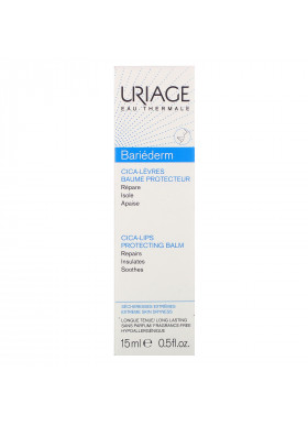 Uriage, Bariederm, Cica-Lips Protecting Balm, Fragrance-Free, 0.5 fl oz (15 ml)