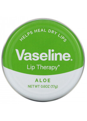 Vaseline, Lip Therapy, Aloe, 0.6 oz (17 g)