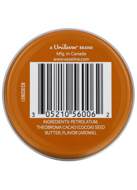 Vaseline, Lip Therapy, Cocoa Butter, 0.6 oz (17 g)