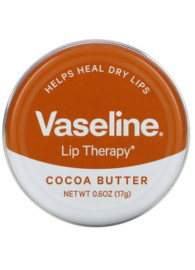 Vaseline, Lip Therapy, Cocoa Butter, 0.6 oz (17 g)