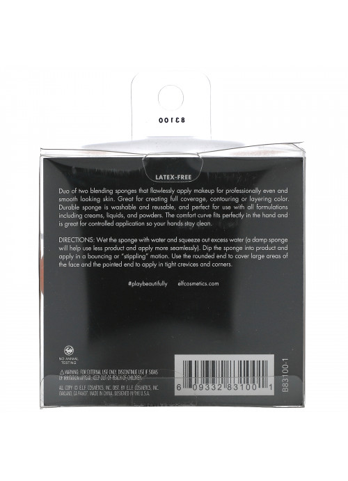 E.L.F., Blending Sponge Duo, 2 Sponges