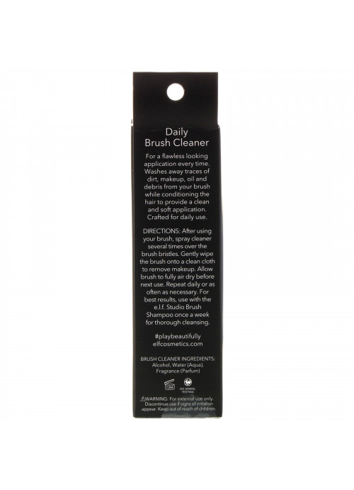 E.L.F., Daily Brush Cleaner, Clear, 2.02 fl oz (60 ml)