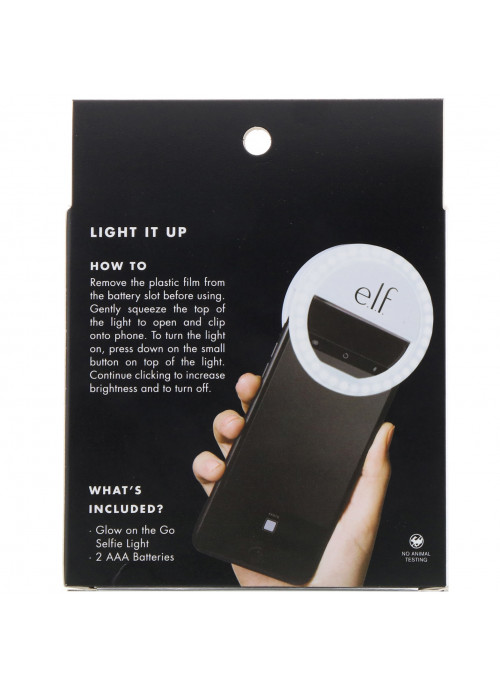 E.L.F., Glow on the Go Selfie Light, 1 Count