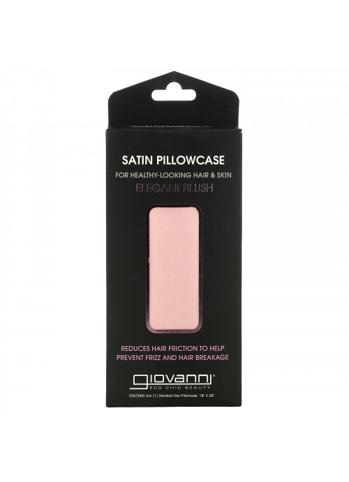 Giovanni, Satin Pillowcase, Elegant Blush, 1 Pillowcase