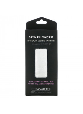 Giovanni, Satin Pillowcase, Elegant Silver,  1 Pillowcase