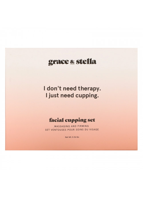 Grace & Stella, Facial Cupping Set, 0.36 lbs
