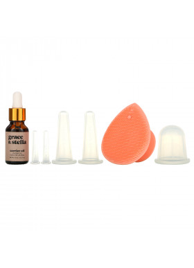 Grace & Stella, Facial Cupping Set, 0.36 lbs