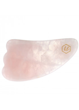Honey Belle, Rose Quartz Gua Sha, Natural Facial Lifting Tool, 1 Tool