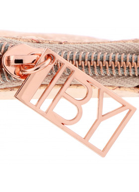 IBY Beauty, Rose Gold Quilted Makeup Bag, 1 Bag