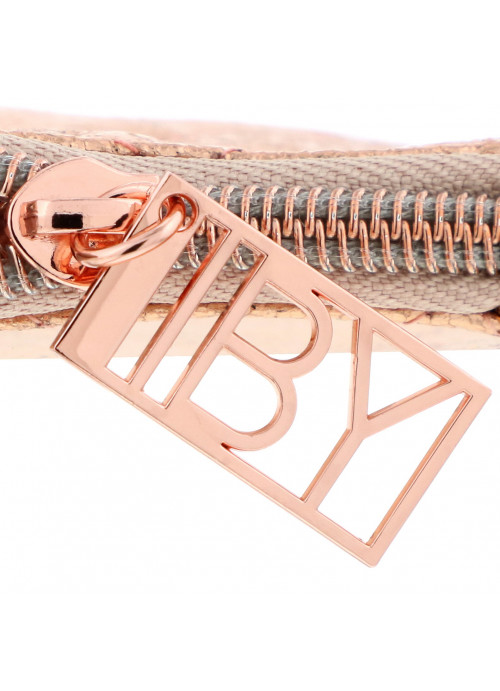 IBY Beauty, Rose Gold Quilted Makeup Bag, 1 Bag