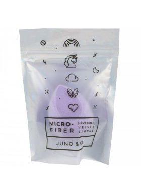 Juno & Co., Microfiber Sponge, Lavender Velvet, 1 Count
