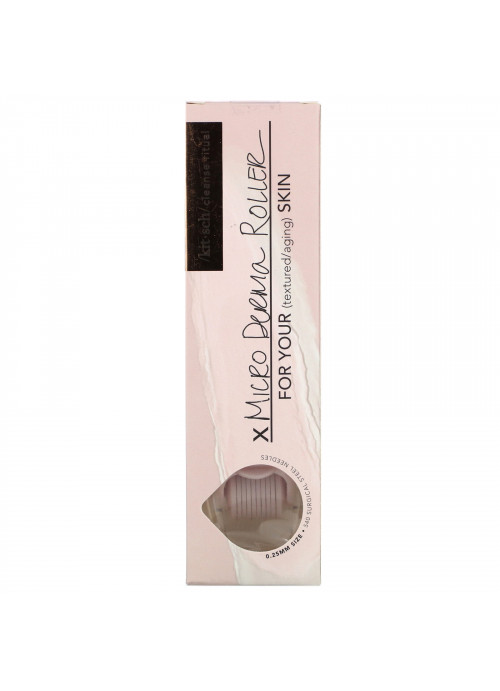 Kitsch, Micro Derma Facial Roller, Blush, 1 Roller