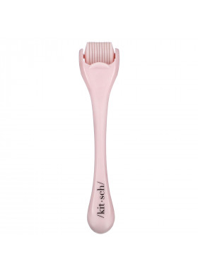 Kitsch, Micro Derma Facial Roller, Blush, 1 Roller