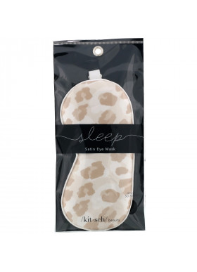 Kitsch, Satin Eye Mask, Leopard, 1 Eye Mask