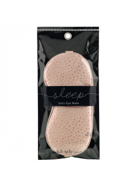 Kitsch, Sleep, Satin Eye Mask, Micro Dot, 1 Eye Mask