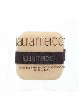 Laura Mercier, Invisible Pressed Setting Powder Puff Refill, 2 Pack