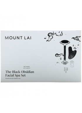 Mount Lai, The Black Obsidian Facial Spa Set, 2 Piece Set