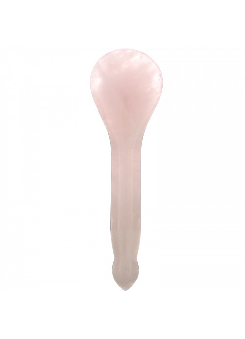 Mount Lai, The Rose Quartz Acupressure Gua Sha Spoon, 1 Tool
