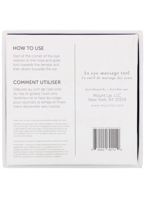 Mount Lai, The Rose Quartz Eye Massage Tool, 1 Tool