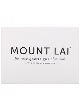 Mount Lai, The Rose Quartz Gua Sha Tool, 1 Tool