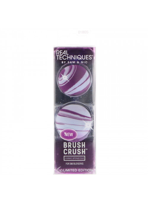Real Techniques, Limited Edition, Brush Crush, Cosmic Sponge Duo, 2 Sponges