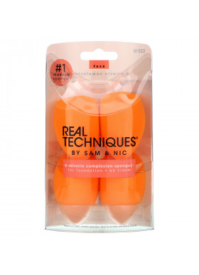 Real Techniques, Miracle Complexion Sponges, 4 Sponges