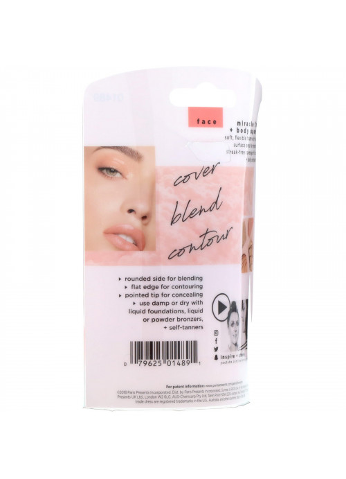 Real Techniques, Miracle Face + Body Sponge, 1 Sponge