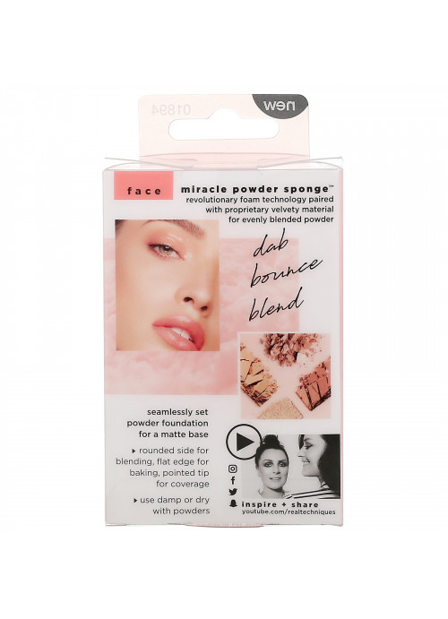 Real Techniques, Miracle Powder Sponge, 1 Sponge