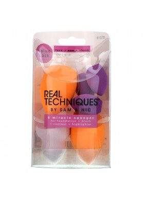 Real Techniques, Miracle Sponges, 6 Sponges