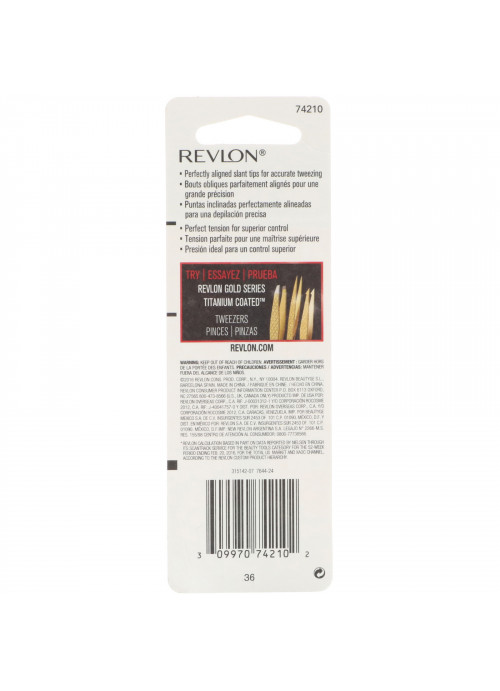 Revlon, Expert Slant Tip Tweezer, 1 Count