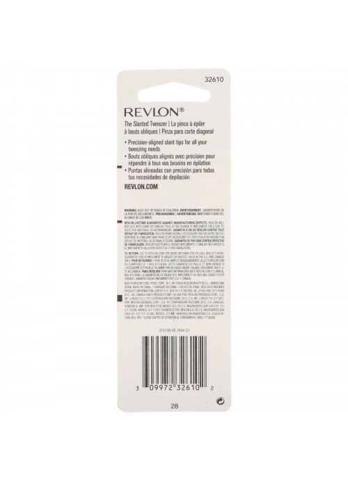 Revlon, Slant Tip Tweezer, 1 Count