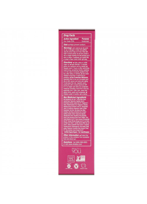 Andalou Naturals, CC 1000 Roses, Color + Correct, Sensitive, SPF 30, Sheer Tan, 2 fl oz (58 ml)