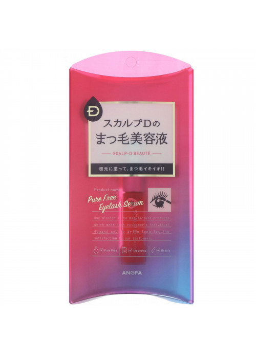 Angfa, Scalp-D Beaute, Pure Free Eyelash Serum, 0.2 fl oz (6 ml)