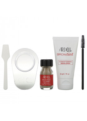Ardell, Brow Tint, Soft Black, 5 Piece Set