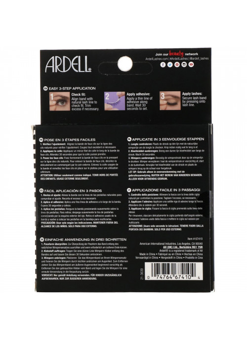 Ardell, Faux Mink, Luxuriously Lightweight Lash, 4 Pairs