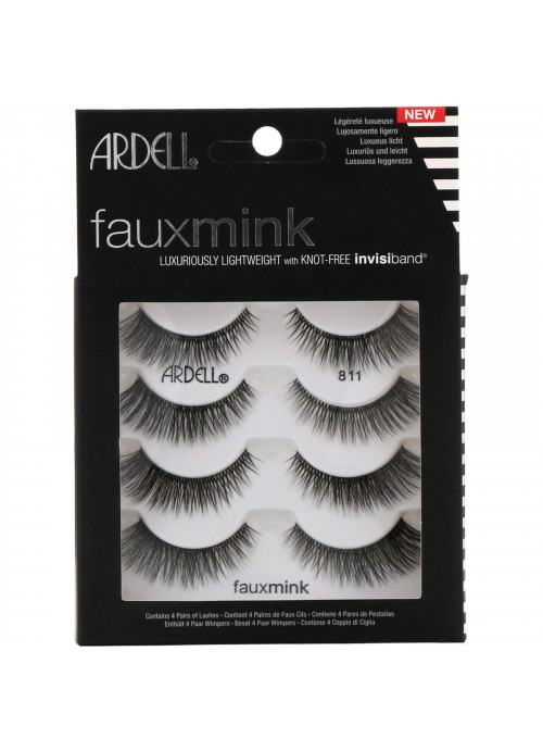 Ardell, Faux Mink, Luxuriously Lightweight Lash, 4 Pairs