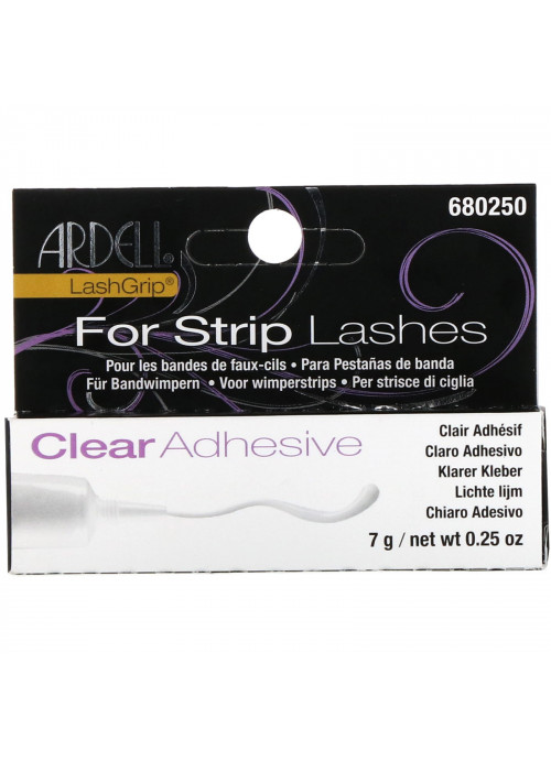 Ardell, LashGrip, For Strip Lashes, Clear Adhesive, .25 oz (7 g)